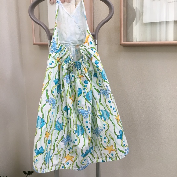Gymboree Ocean Halter Dress Sz. 9 - Picture 3 of 7
